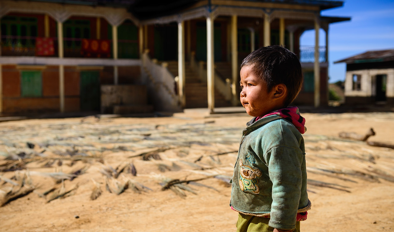 Burmese girl at monastery