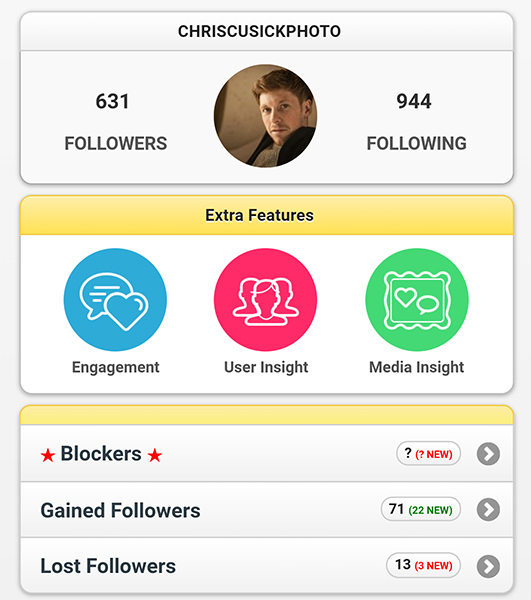 InstaFollow Dashboard